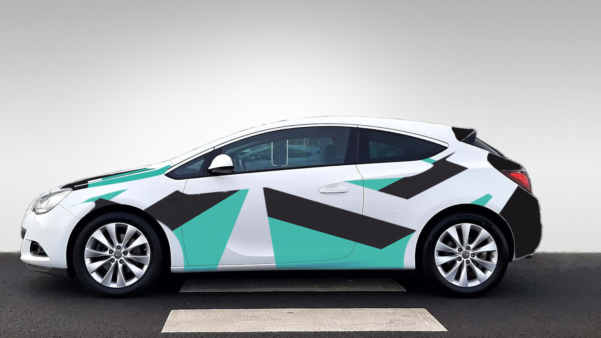 Opel Astra GTC - Design und Konzept - Komplettfolierung, Zeichnung, Carwrapping