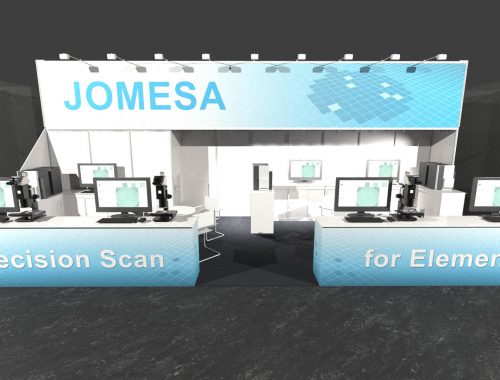JOMESA Messestand PTC 2019 - 3D-Ansicht 1